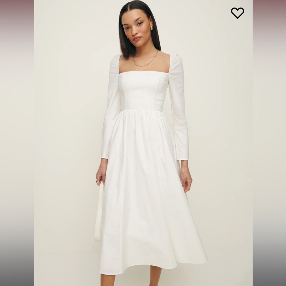 Elly Reformation Dress in White